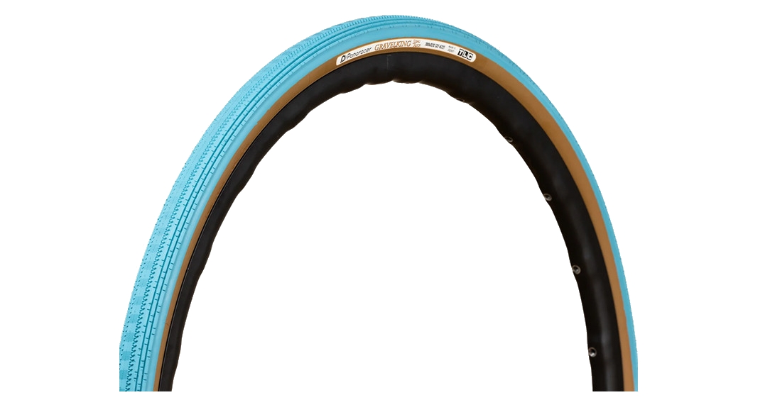 Фотографія Покришка Panaracer GRAVELKING SS, 700x38C Turquoise Blue/Brown