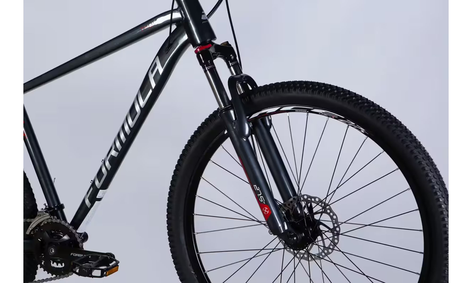 Велосипед Formula THOR DD CS 27.5", размер  M, рама 18", год 2026, черный с серебристым 2