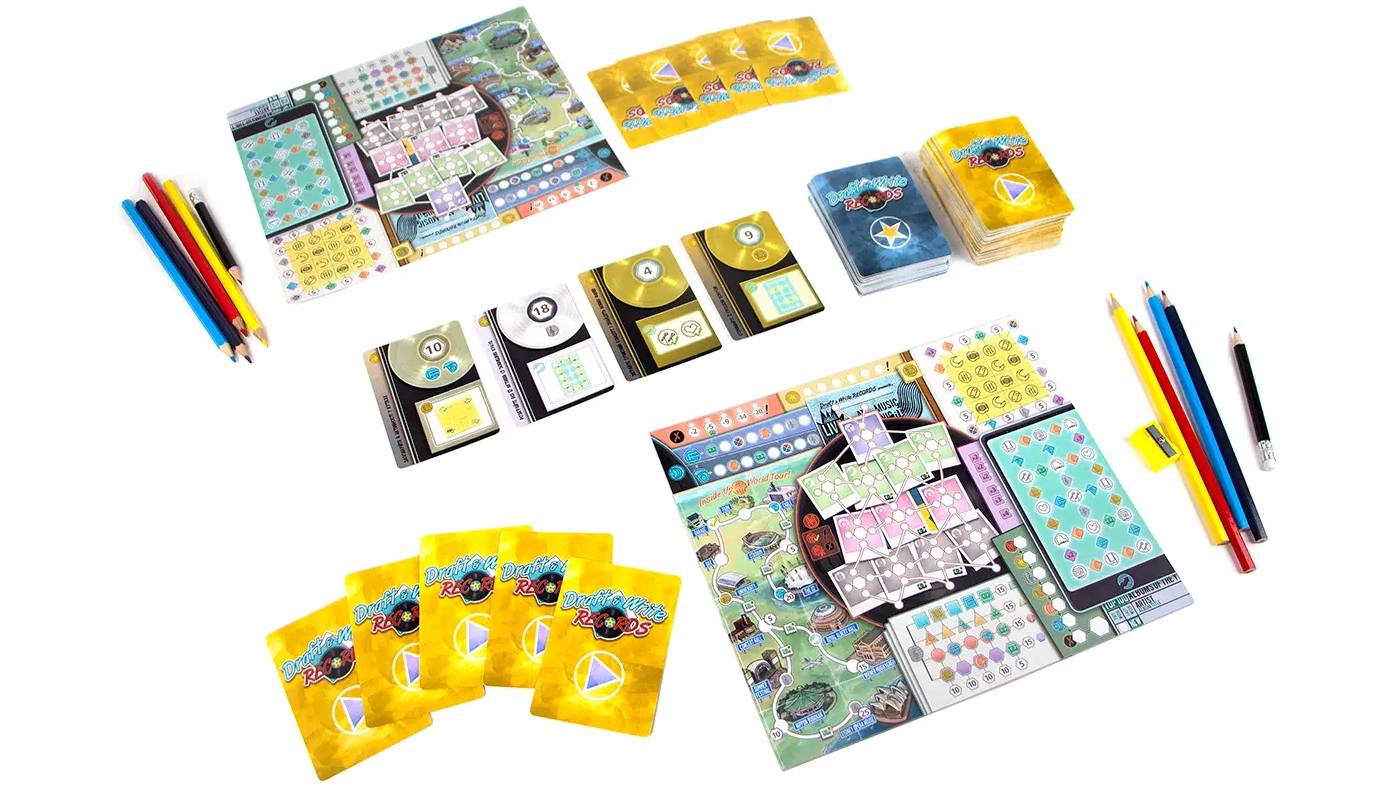 Настольная игра Draft & Write Records + 2 мини-дополнения 17