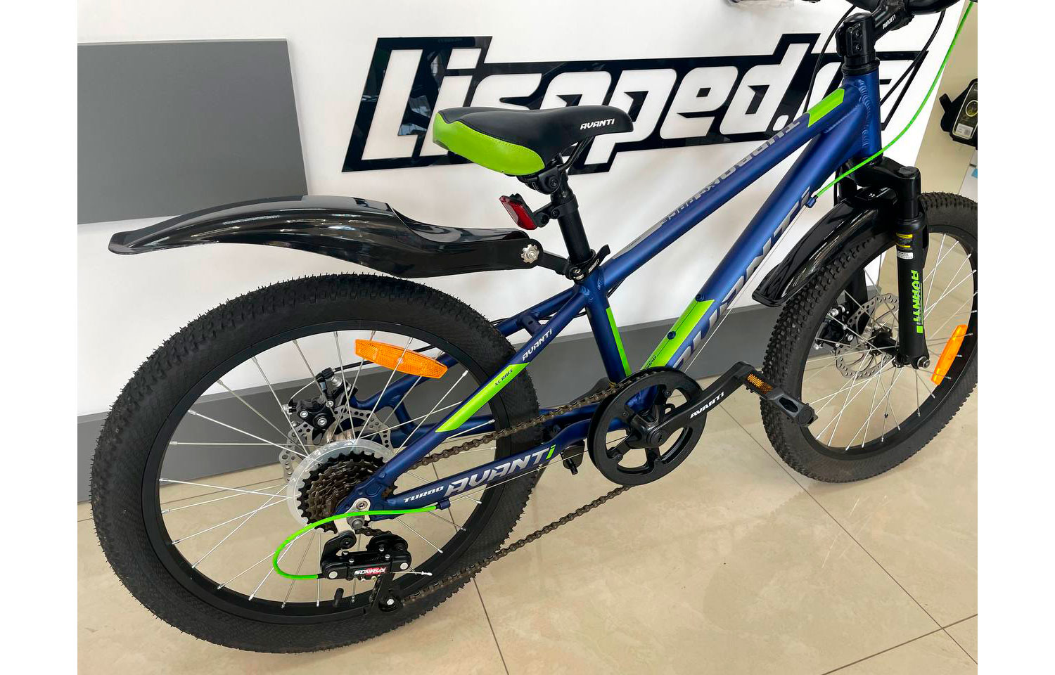 Велосипед Avanti TURBO DISK 20" 2021 Сине-зеленый 3 Велосипед Avanti TURBO DISK 20" 2021 Сине-зеленый 3