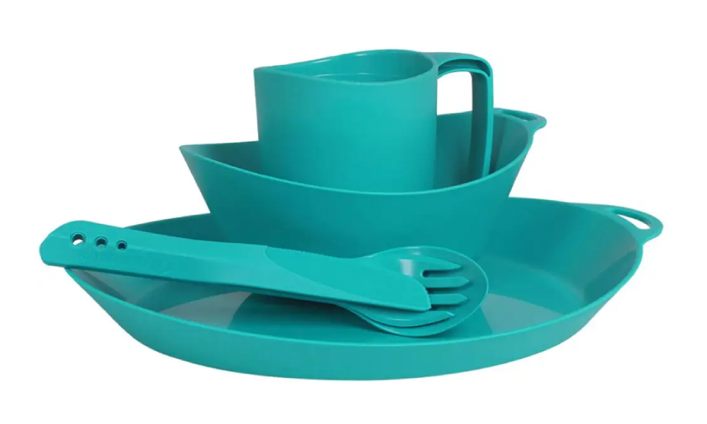 Фотографія Набір туристичного посуду Lifeventure Ellipse Camping Tableware Set teal