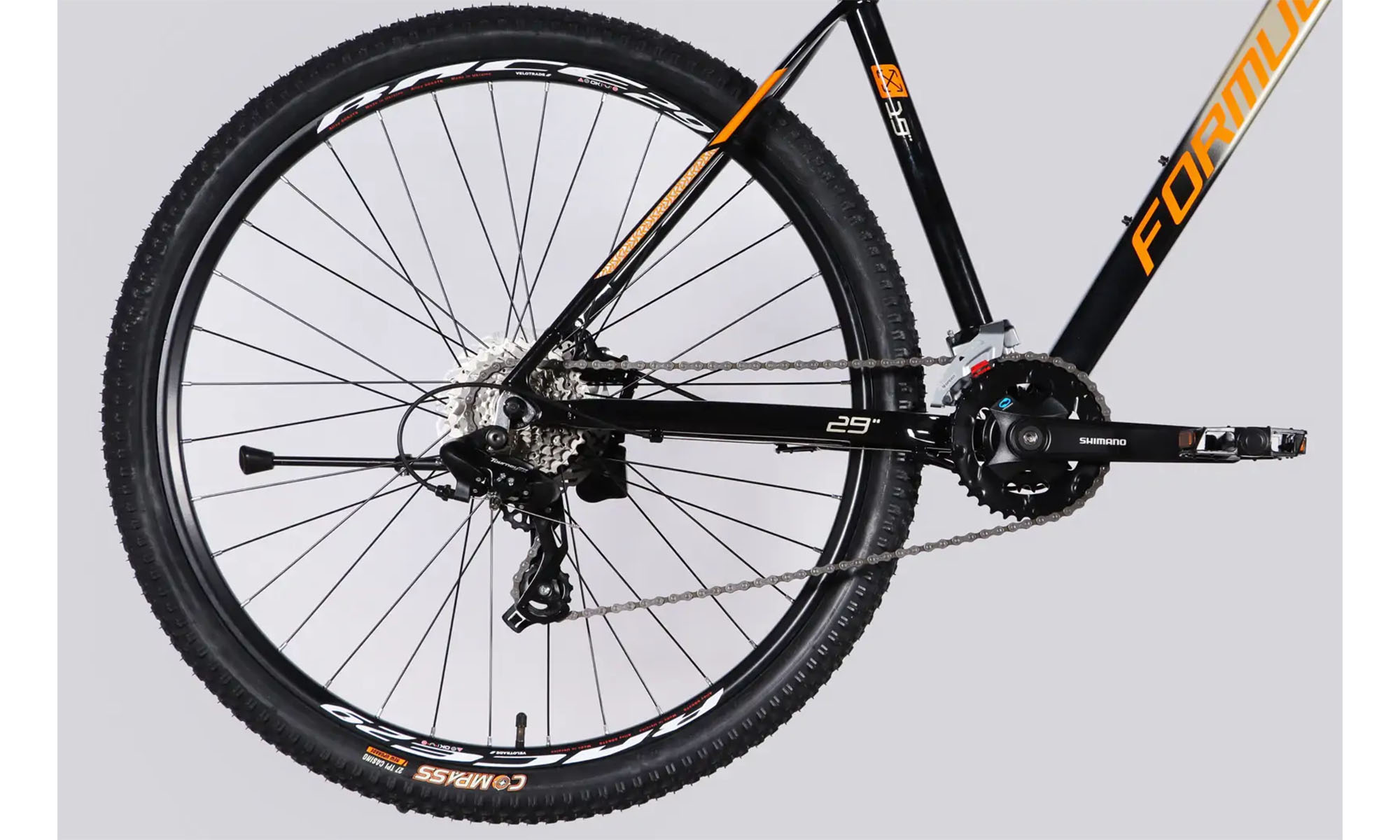 Велосипед Formula DRIVE HDD 29", розмір XL, рама-21", рік 2026, чорно-сірий 4