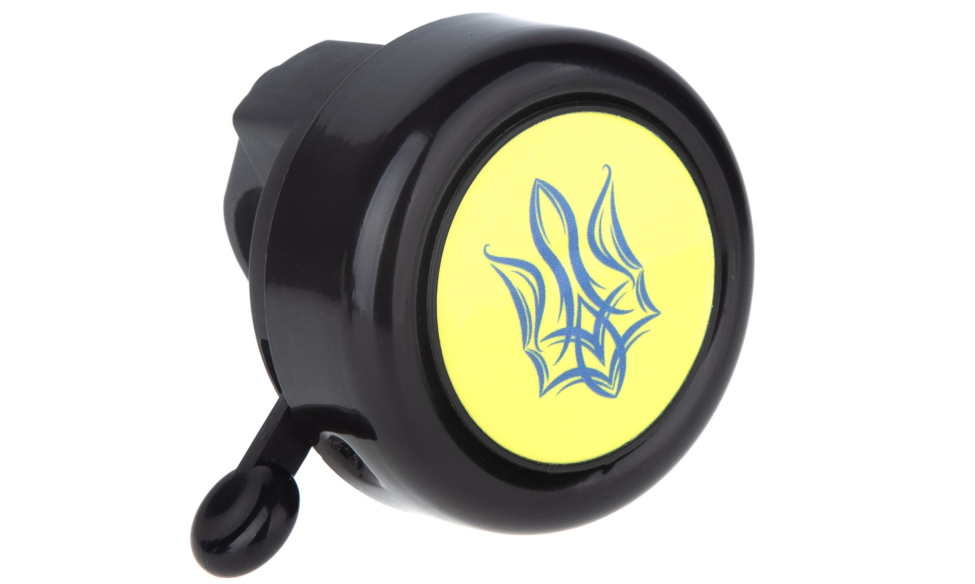 Дзвоник ONRIDE Rang 10, тризуб, алюмінієвий, діаметр керма 22мм, чорний 