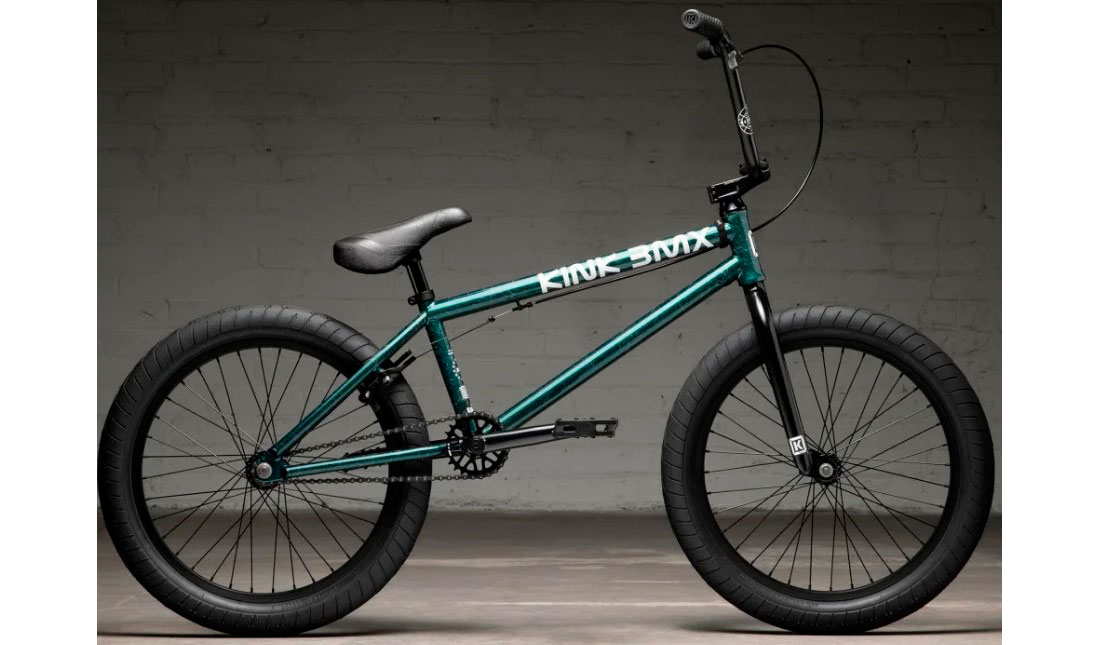 Велосипед KINK BMX LAUNCH 20" (ТТ 20,25") 2022 Gloss Galaxy Green 6