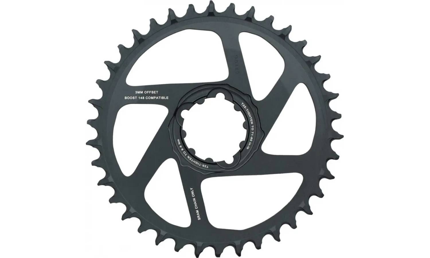 Звезда SRAM X-SYNC 2 SL 38T Direct Mount 3mm Offset Boost Eagle Lunar Grey 2