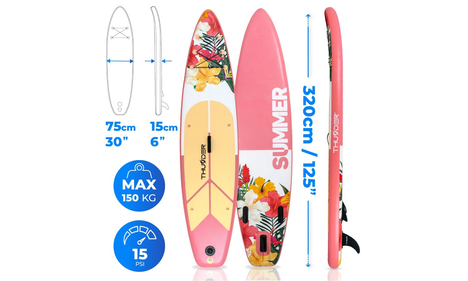 Сапборд SUP THUNDER VIOSA 320 14 Сапборд SUP THUNDER VIOSA 320 14
