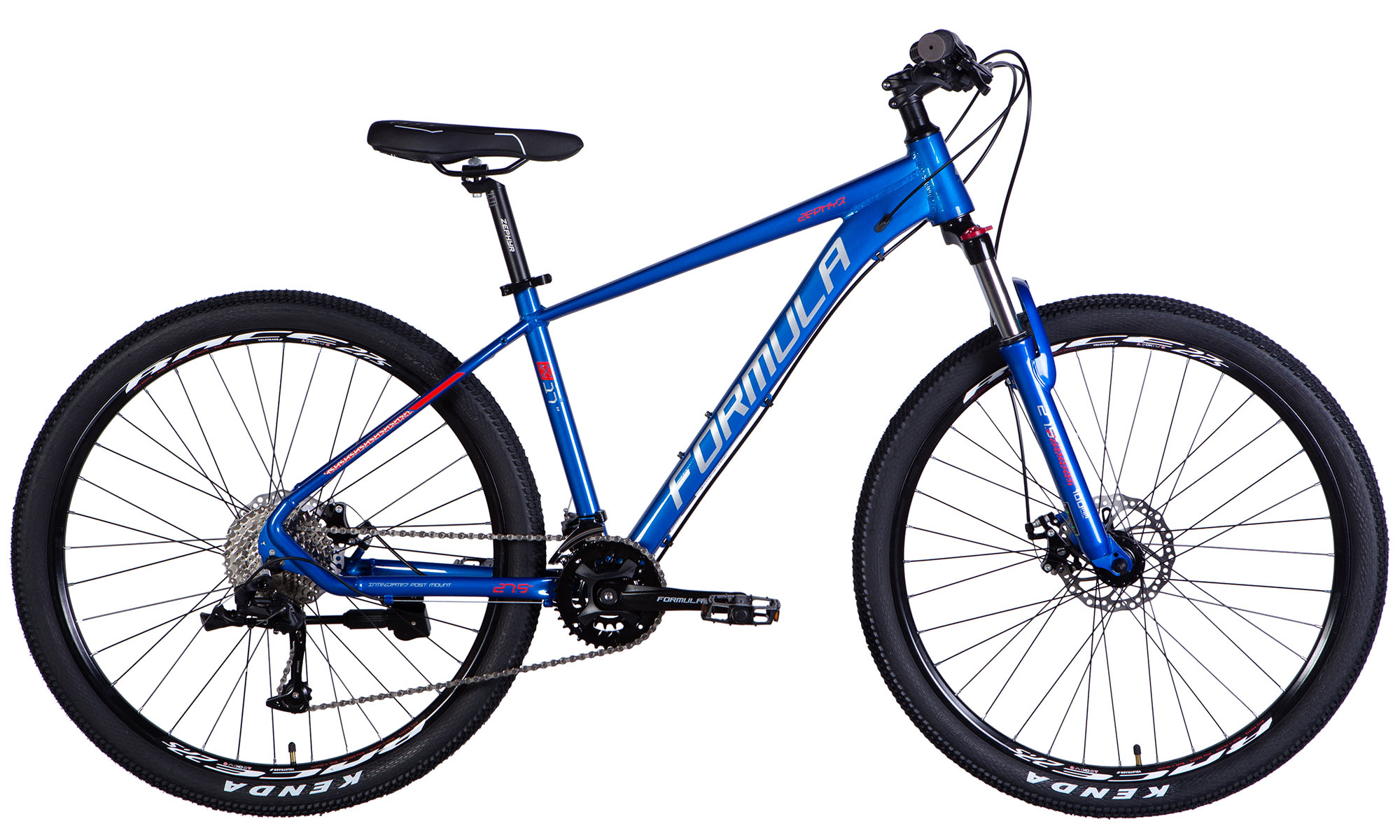 Фотографія Велосипед Formula ZEPHYR 2.0 DD CS 27,5", размер M, рама 17", 2025, синий 