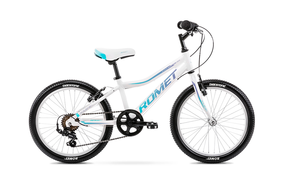Фотографія Велосипед ROMET Jolene Kid 1 20" 2021) 2021 Біло-блакитний
