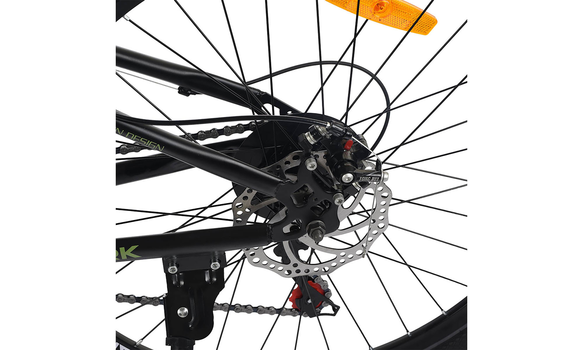 Велосипед SPARK FLIP 26", розмір XS, рама 13", рік 2026, зелено-чорний 2