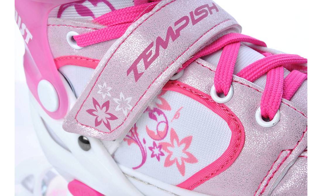 Роликовые коньки Tempish Swist Flash, размер 26-29, розовые 12