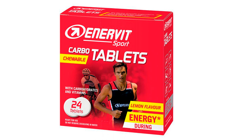 Фотографія Жувальні таблетки Enervit Sport CarboTablets, 24 табл.