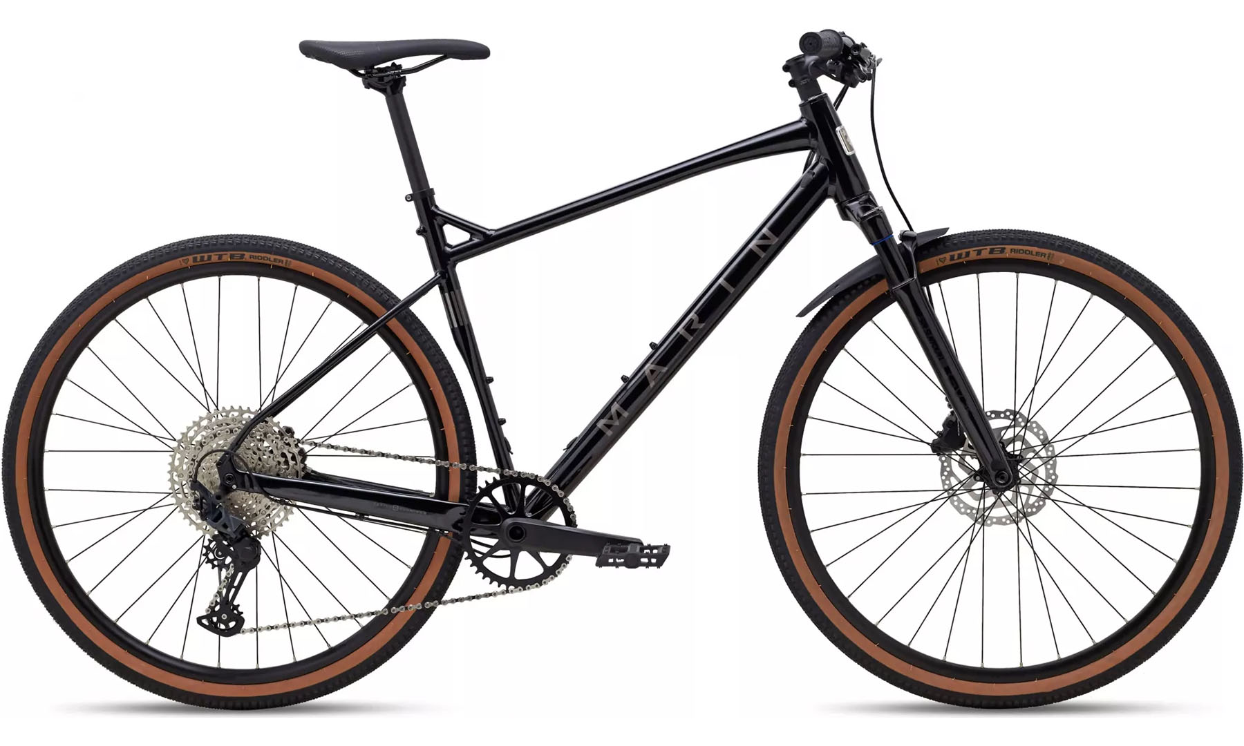 Фотография Велосипед 28" Marin DSX FS размер рамы L 2024 Gloss Black/Grey