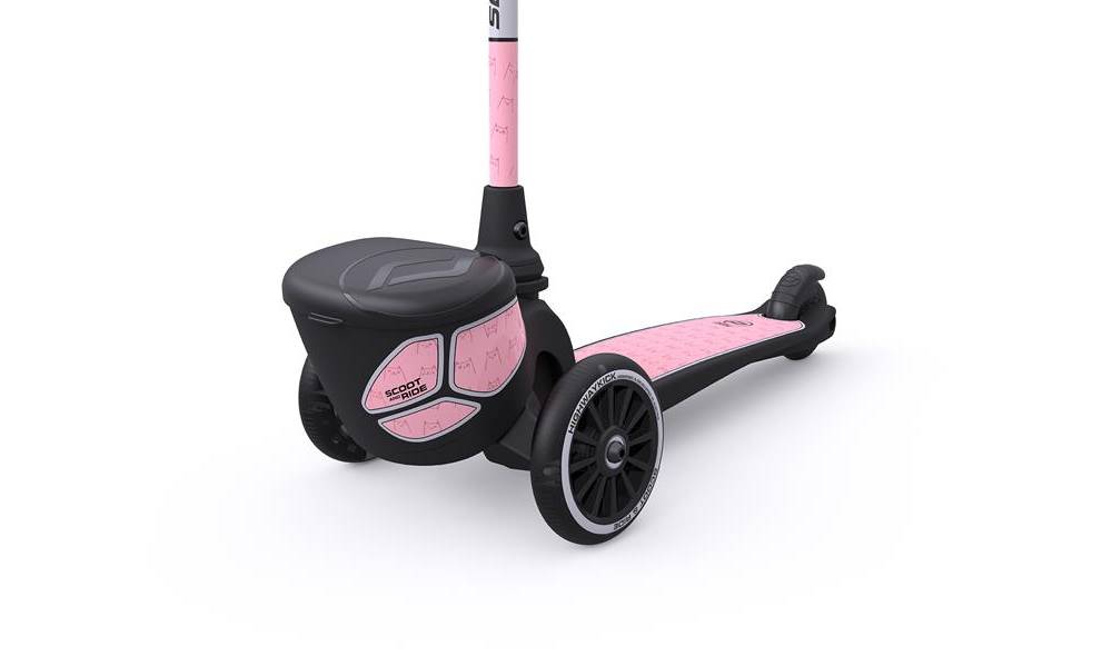 Самокат Scoot and Ride серии Highwaykick-2 со светящимися колесами розовый, 2+ до 50 кг 3