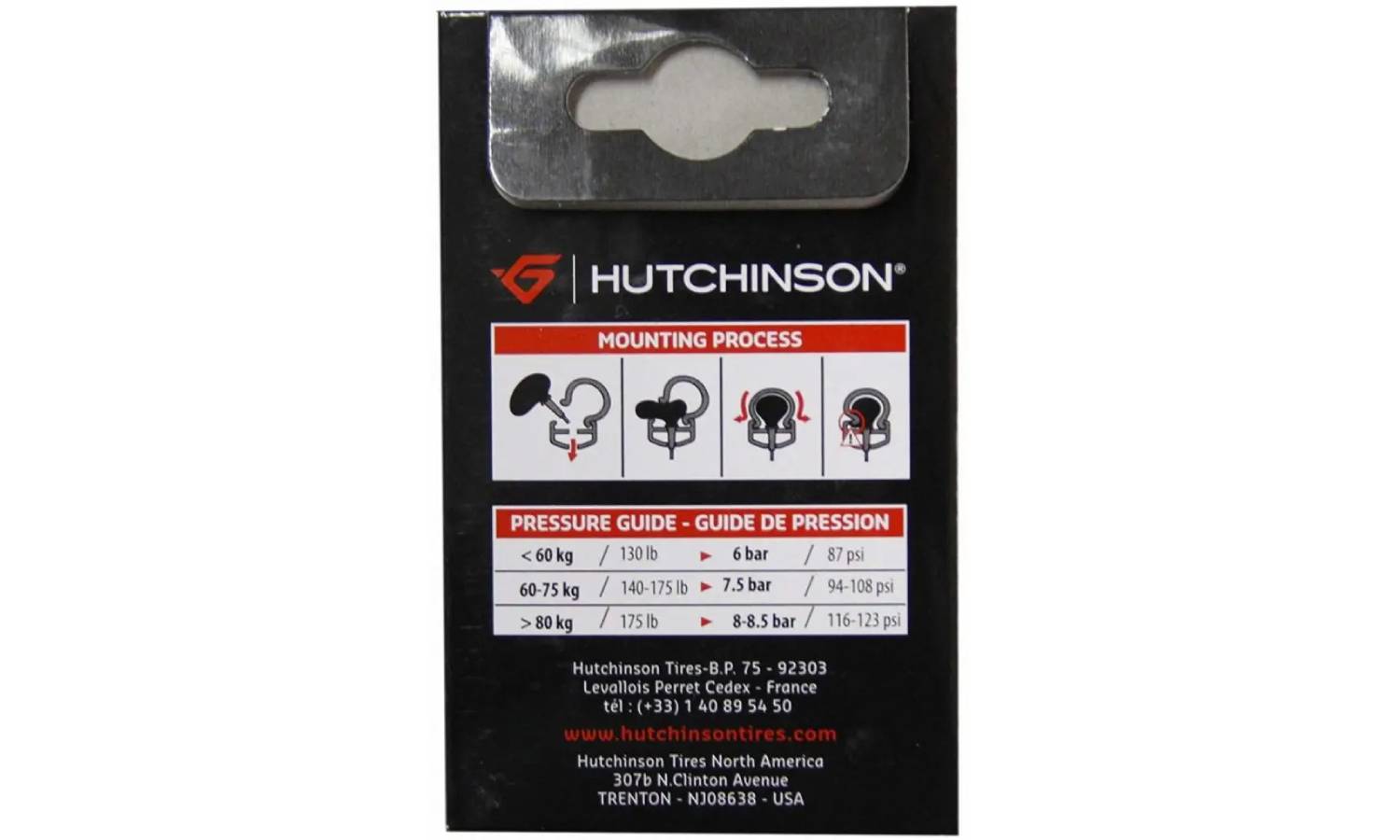 Камера HUTCHINSON 700X20-25 VF 48 MM 2