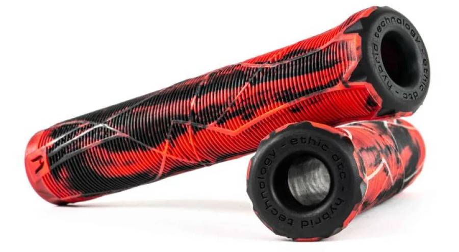 Грипси для самокату Ethic DTC SLIM Pro - Red Black 2