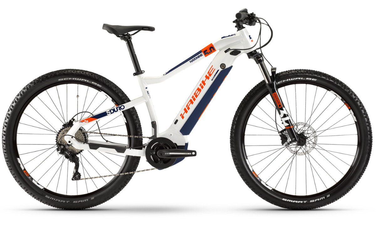 Электровелосипед Haibike SDURO HardNine 5.0 29" 2020 Бело-синий 7