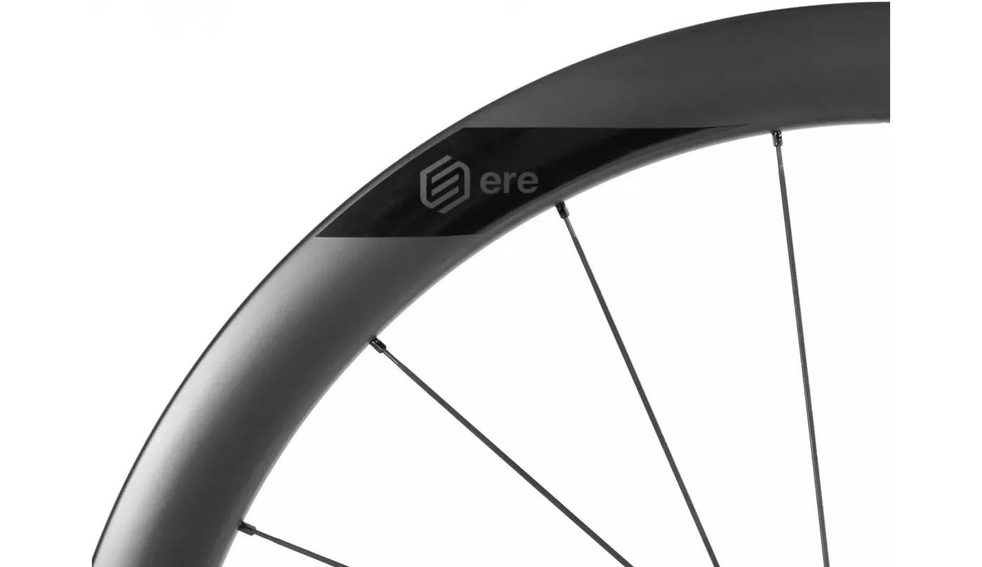 Колесо пров. + задн. 28" ERE OMNIA CLR45 CARBON, Road, 100x12/142x12, CL, HG11, tubeless, чорний сатин 5 Колесо пров. + задн. 28" ERE OMNIA CLR45 CARBON, Road, 100x12/142x12, CL, HG11, tubeless, чорний сатин 5