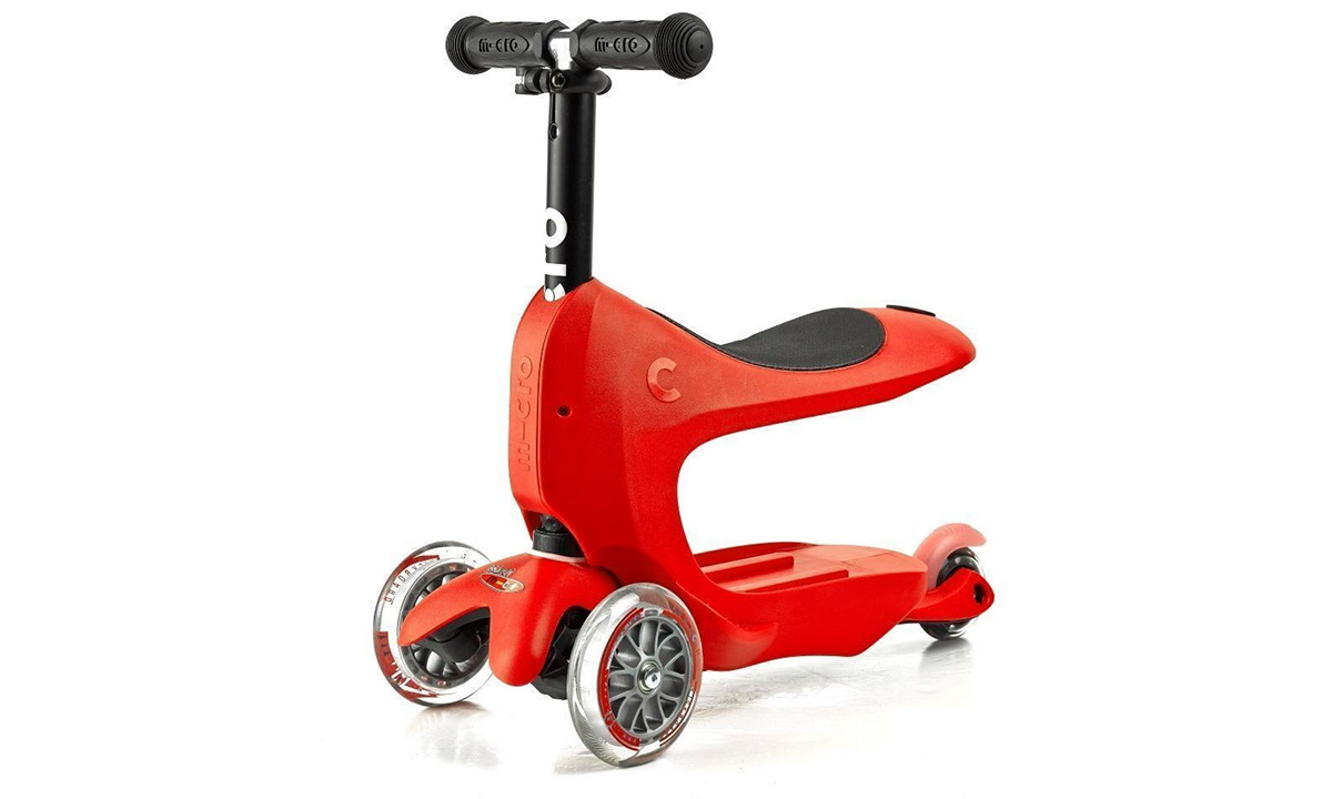 Самокат детский Mini Micro 2go Deluxe Красный 2