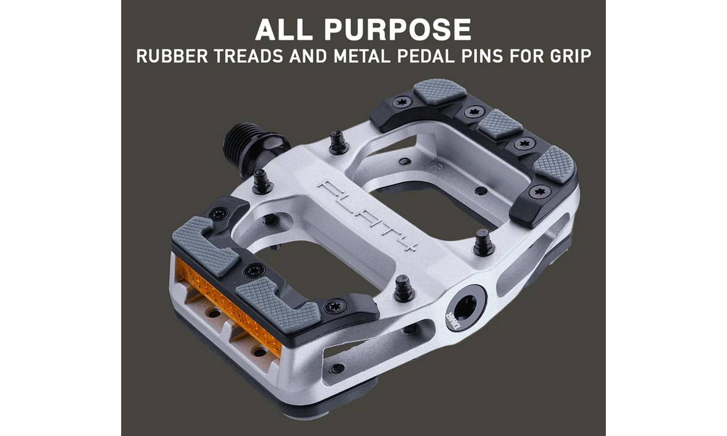 Педалі DMR Pedal Flat4 Silver 2 Педалі DMR Pedal Flat4 Silver 2