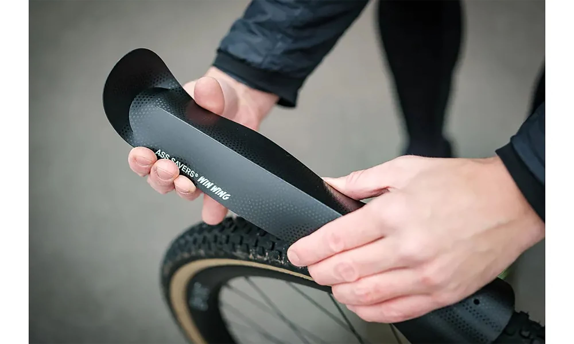 Крыло заднее ASS SAVERS, Win Wing Gravel 2, черное 6