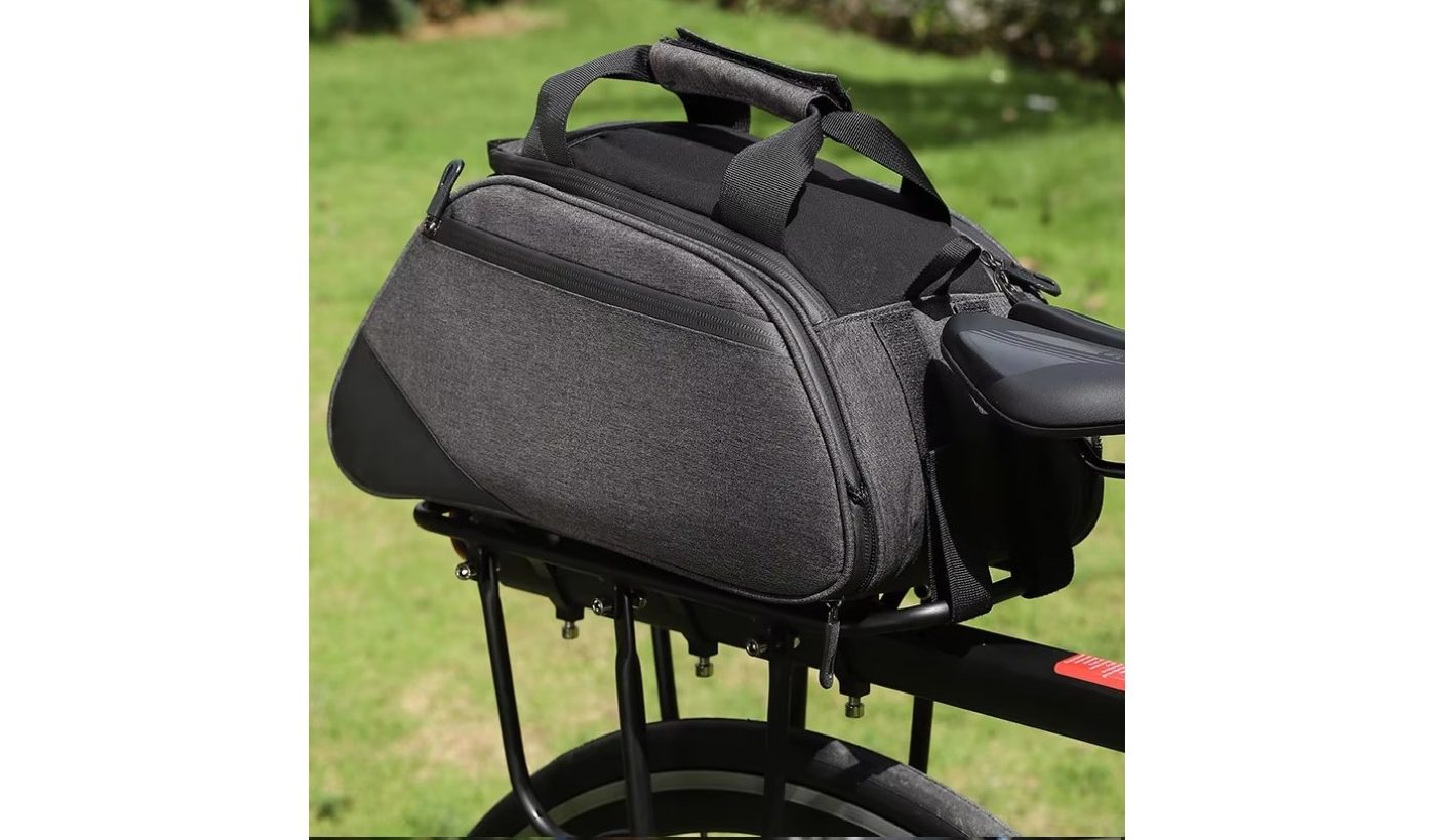 Велосумка на багажник EsLNF, 12л, серый 4 Велосумка на багажник EsLNF, 12л, серый 4