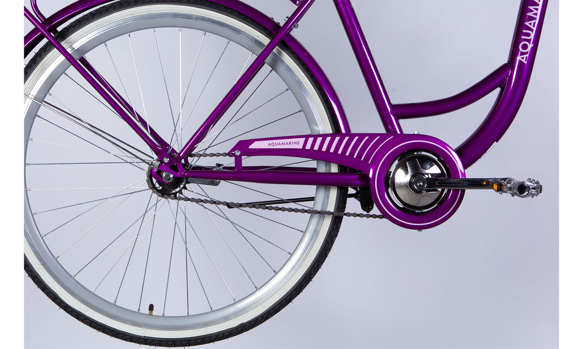 Велосипед Dorozhnik AQUAMARINE BH 28", размер L, рама 19", 2025, сиреневый 4