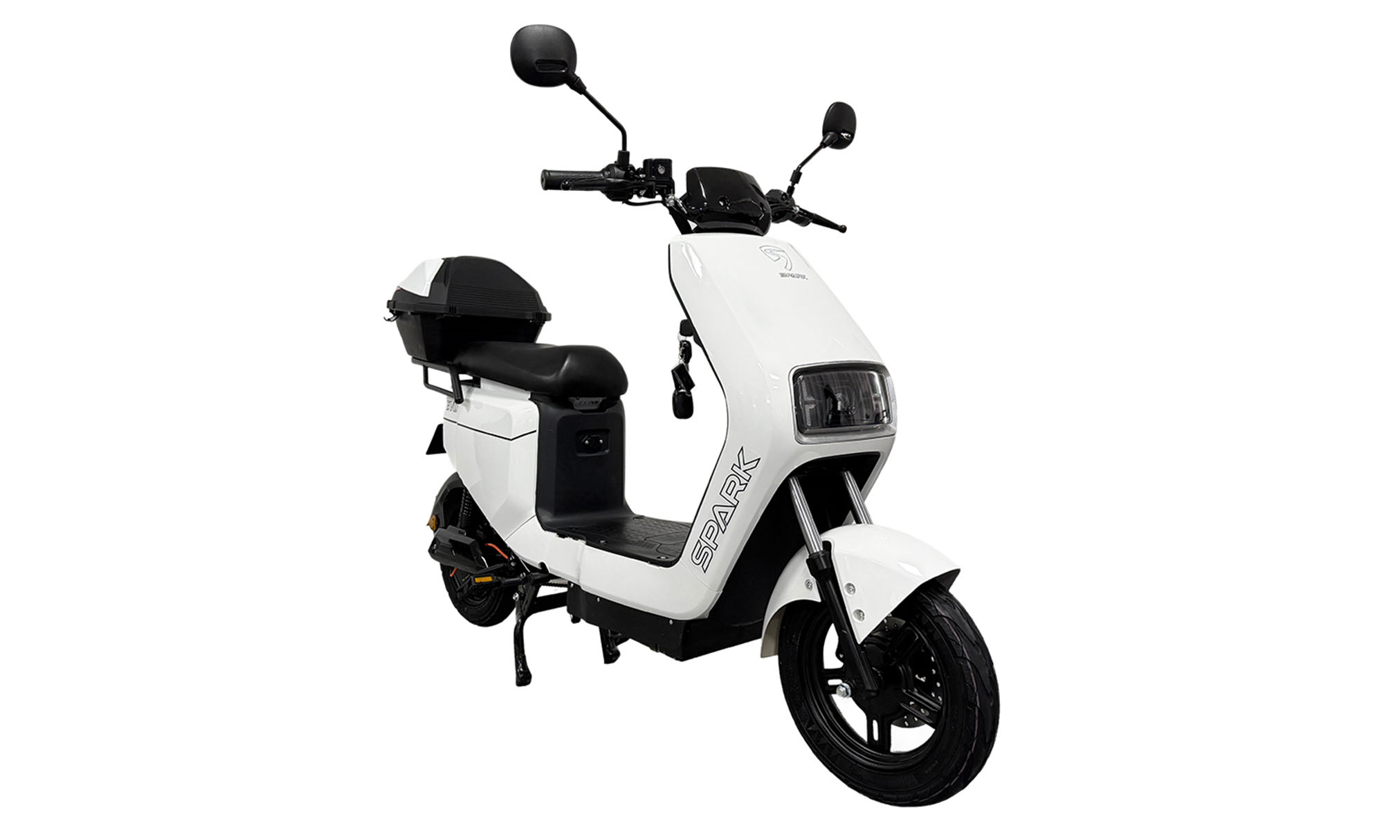 Велосипед с электромотором SPARK EVO 10", рама 14", 60V/1200W/25Ah, год 2026, белый 3 Велосипед с электромотором SPARK EVO 10", рама 14", 60V/1200W/25Ah, год 2026, белый 3