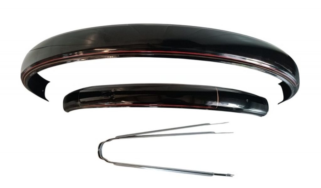 Крылья 28" CT пара, сталь черные 2