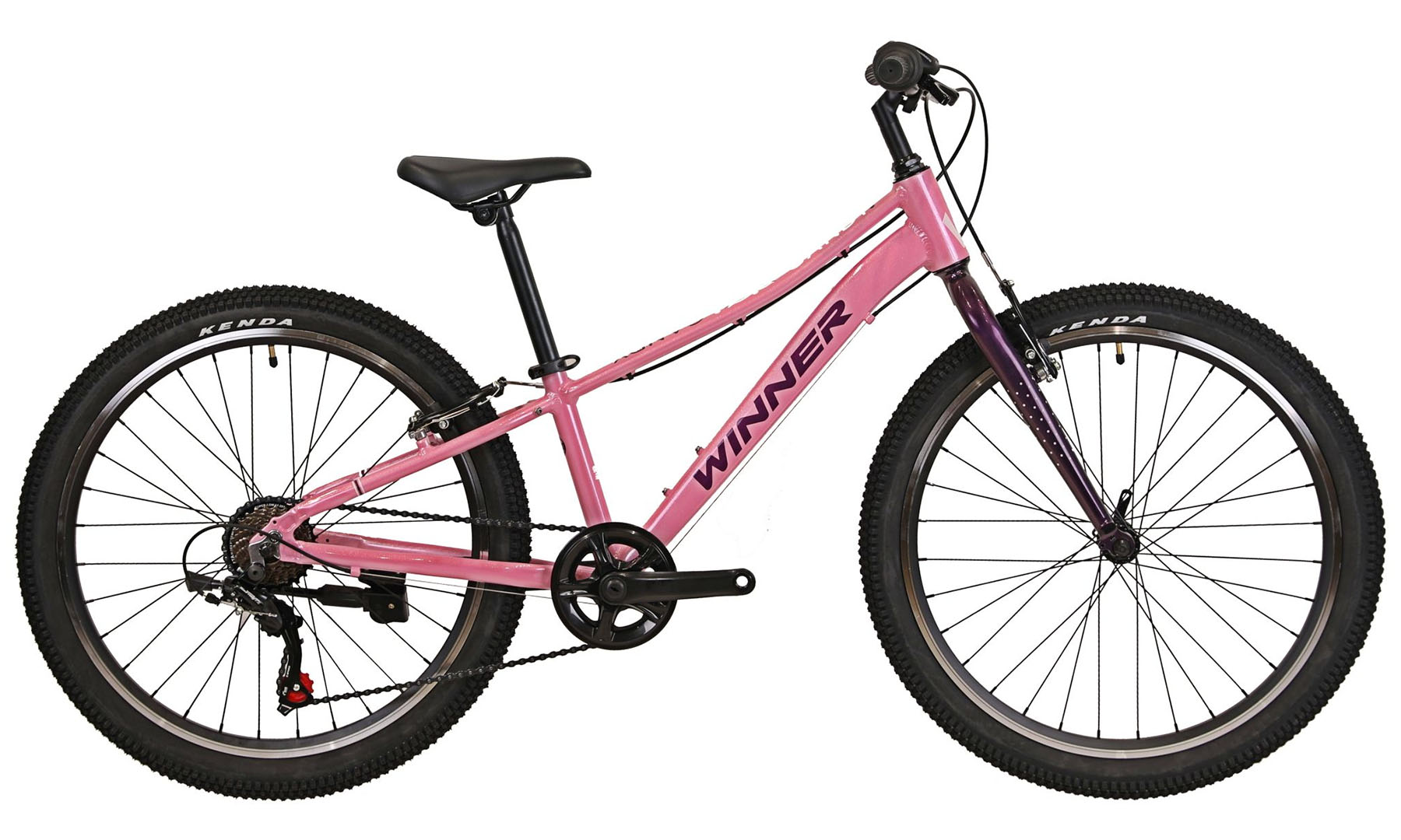 Фотографія Велосипед Winner CANDY 24" размер рамы 11" 2024 Розовый 