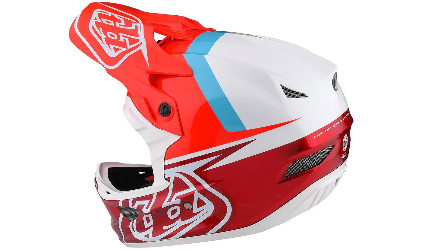 Вело шолом TLD D3 FIBERLITE розмір L (58-59 см) Slant Red 9