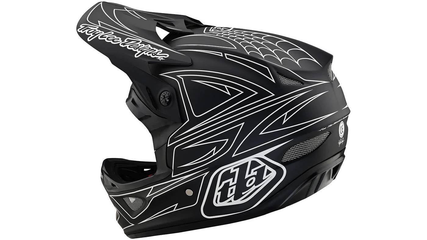 Вело шлем TLD D3 FIBERLITE размер М (56-57 см) SpiderStripe BLk 3