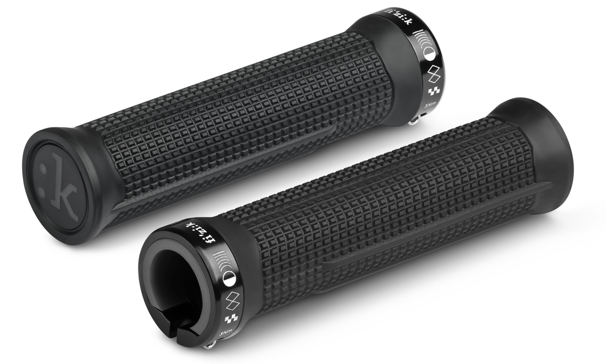 Грипсы Fizik RACEFEEL 29MM черные / черный замок 