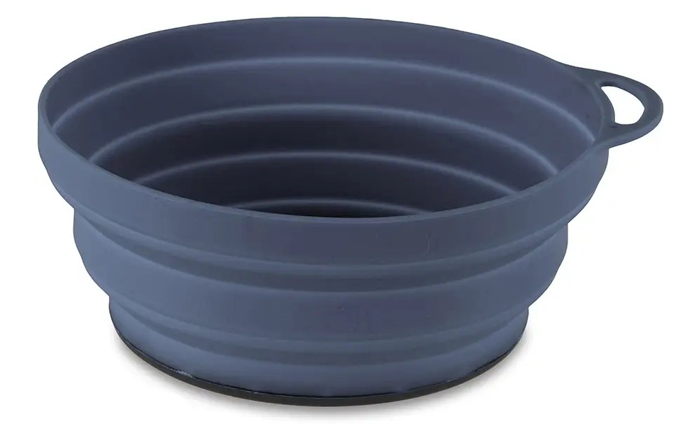 Фотография Тарелка для пикника складная Lifeventure Silicone Ellipse Bowl graphite 