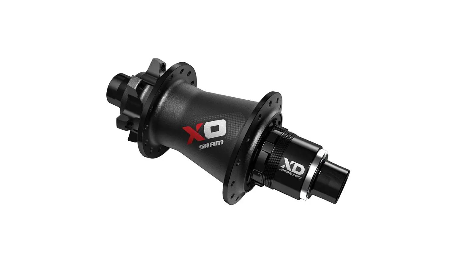 Фотография Втулка Sram MTB Hub X0 DH Rear 6-Bolt Disc 32H Black/Red, XD Driver Body (11/12spd) (includes 12x150 & 12x157 Through Axle Caps) - A1