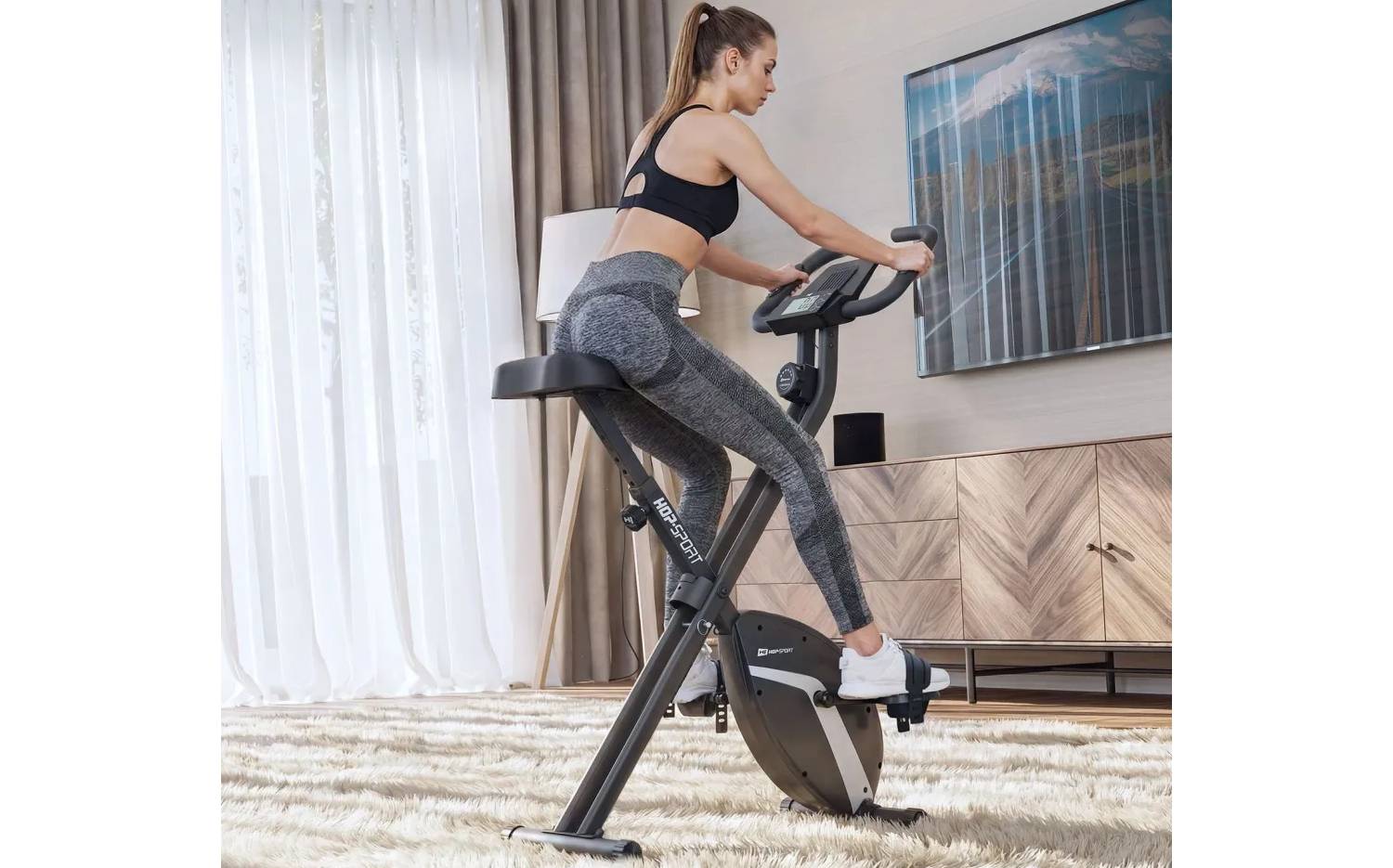 Велотренажер Hop-Sport HS-3020X Quest X-Bike чорно-сірий 4 Велотренажер Hop-Sport HS-3020X Quest X-Bike чорно-сірий 4