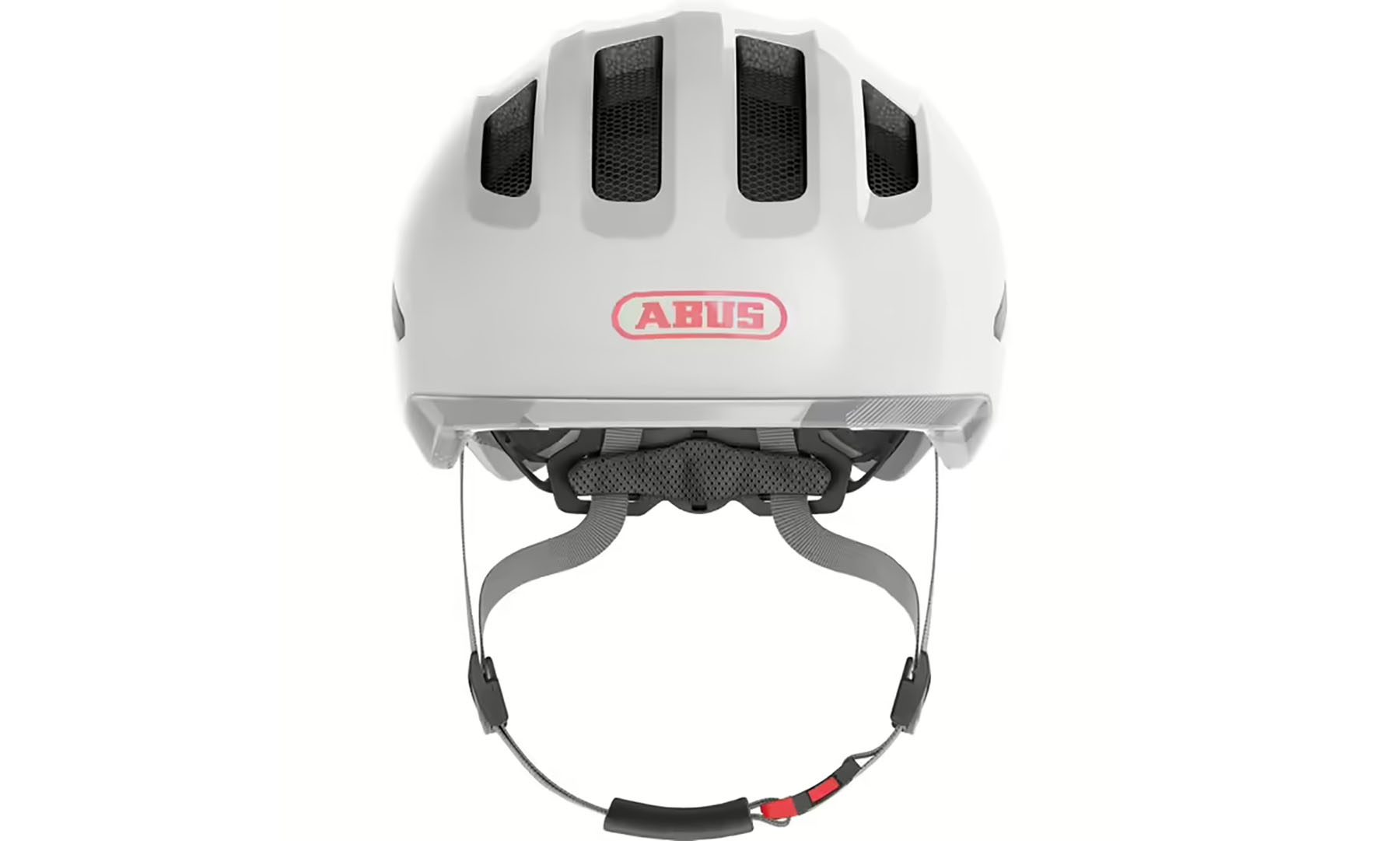 Велошолом дитячий ABUS SMILEY 3.0 ACE LED Shiny White, розмір M (50-55 см), глянсовий білий 2