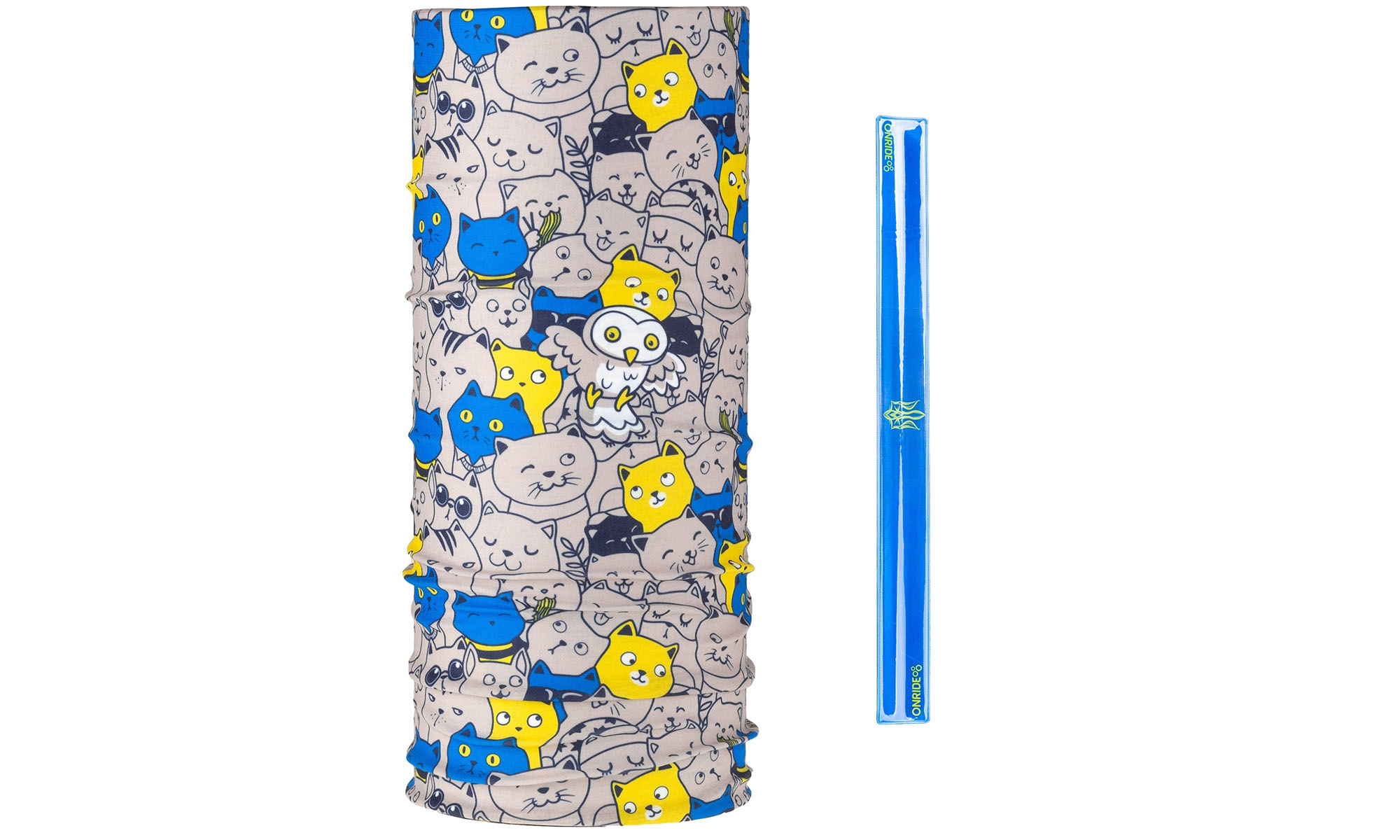 Головной убор ONRIDE Cat бежевый со светоотражающей лентой ONRIDE Головной убор ONRIDE Cat бежевый со светоотражающей лентой ONRIDE