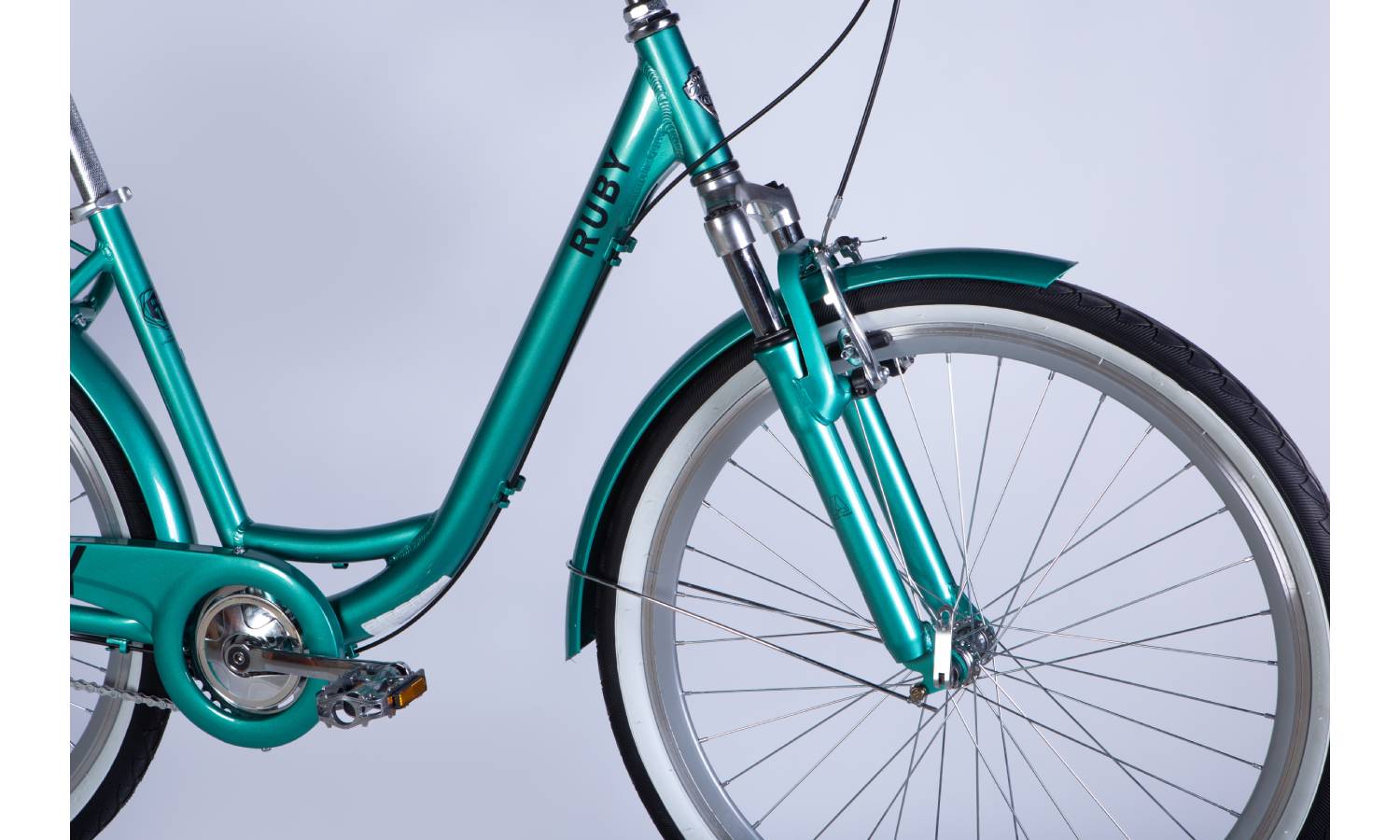 Велосипед Dorozhnik RUBY Nexus 26" розмір М рама 17" 2025 бірюзовий 2