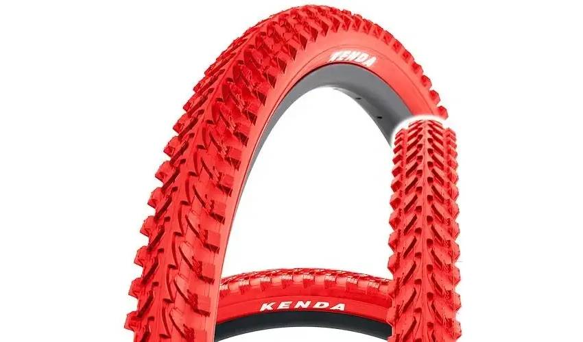 Покрышка Kenda K898 26" x 1.95, 30 TPI, красная 