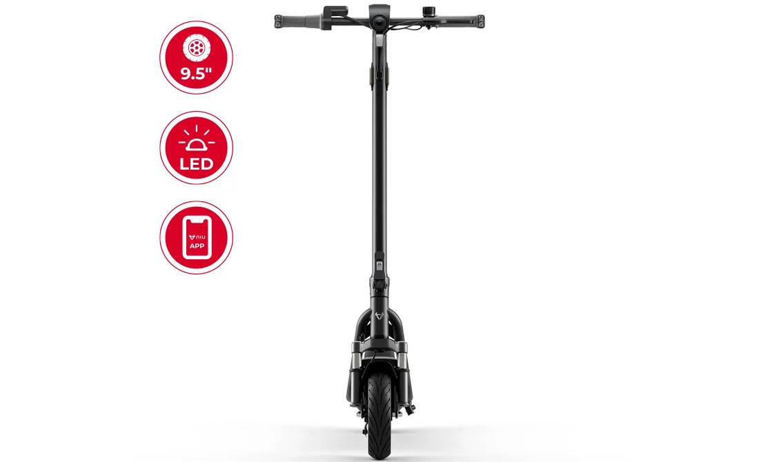 Электросамокат NIU KQi 100P 9.5", 300(600)W, 5.2Ah, Серый 5 Электросамокат NIU KQi 100P 9.5", 300(600)W, 5.2Ah, Серый 5