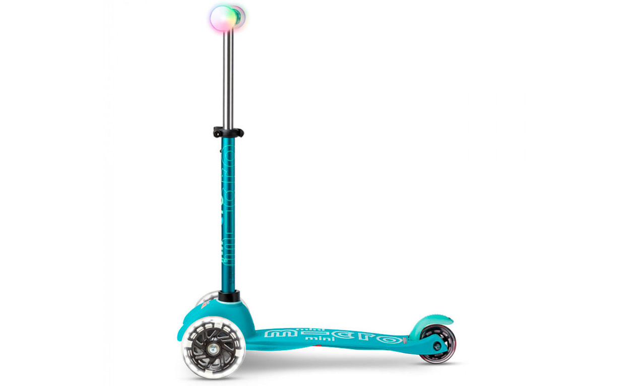 Самокат MICRO Mini Deluxe Magic – Аква 5 Самокат MICRO Mini Deluxe Magic – Аква 5