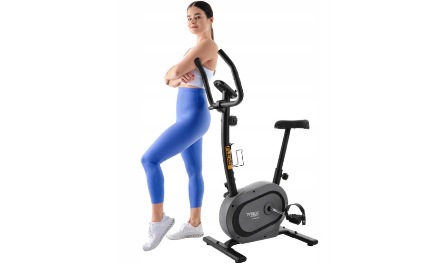 Велотренажер Trex Sport TX-450MB FLEXO магнитный серый 4