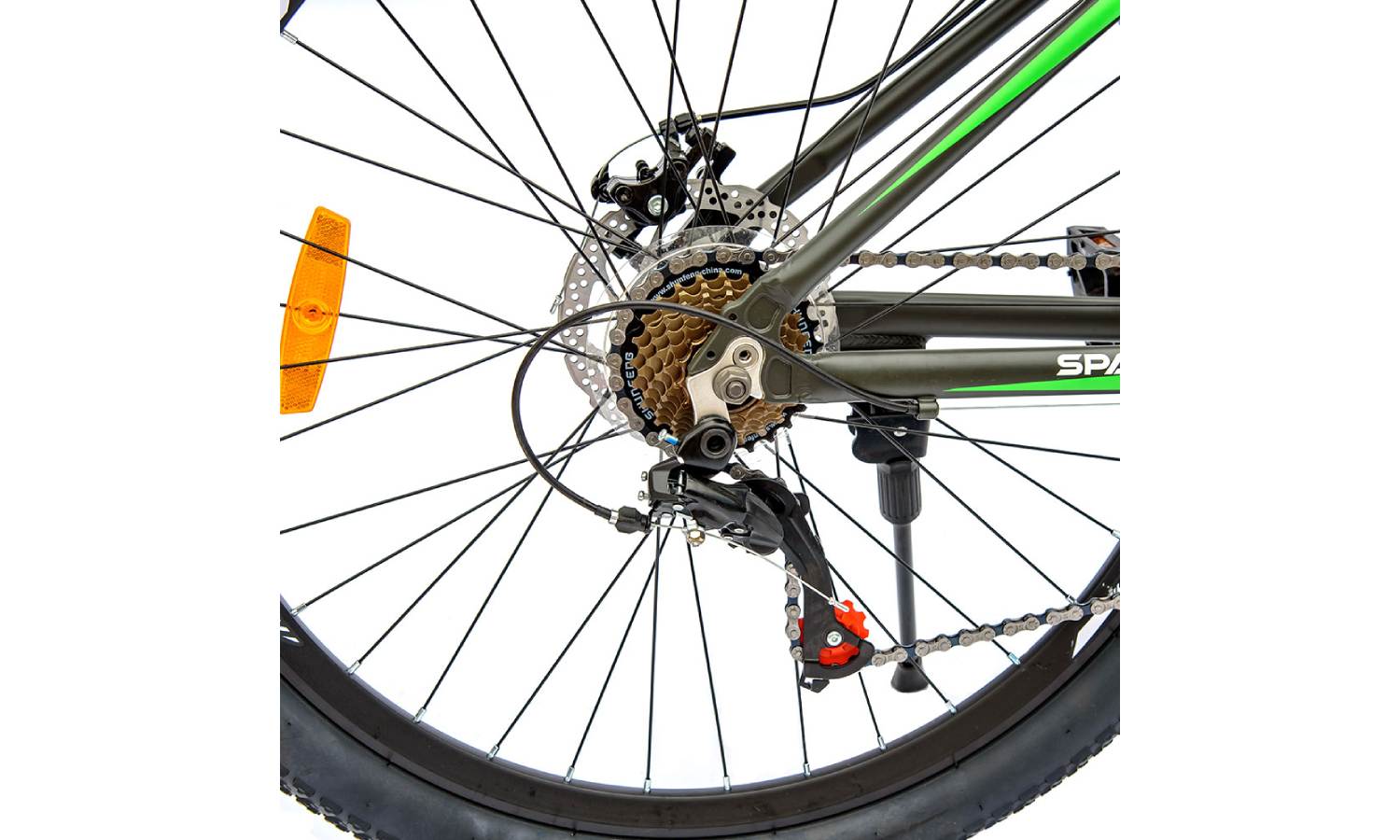 Велосипед SPARK MOUNT 27,5" розмір S рама 15" 2025 сіро-зелений 8