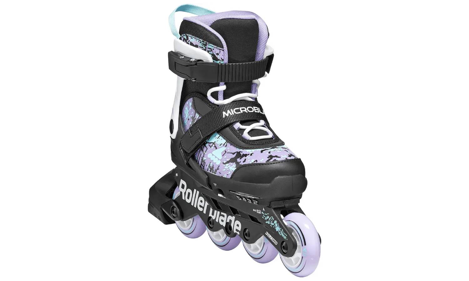 Ролики Rollerblade Microblade SL black-lavander 33-36.5 5