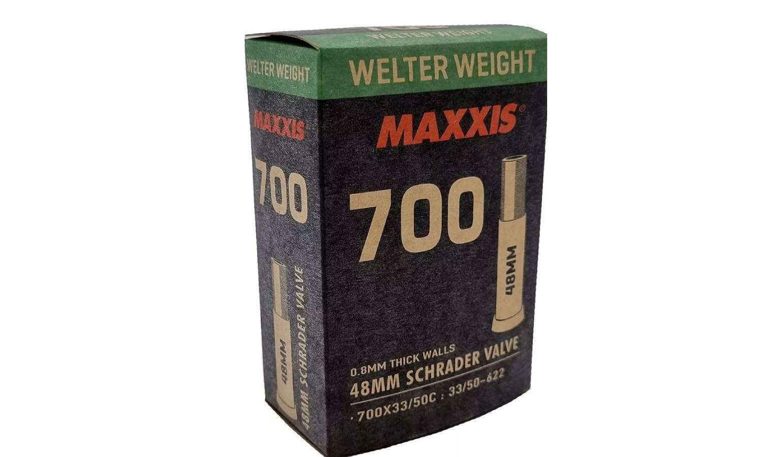 Фотография КАМЕРА MAXXIS WELTER WEIGHT 700X33/50C LSV48 НИППЕЛЬ - SCHRADER 48мм