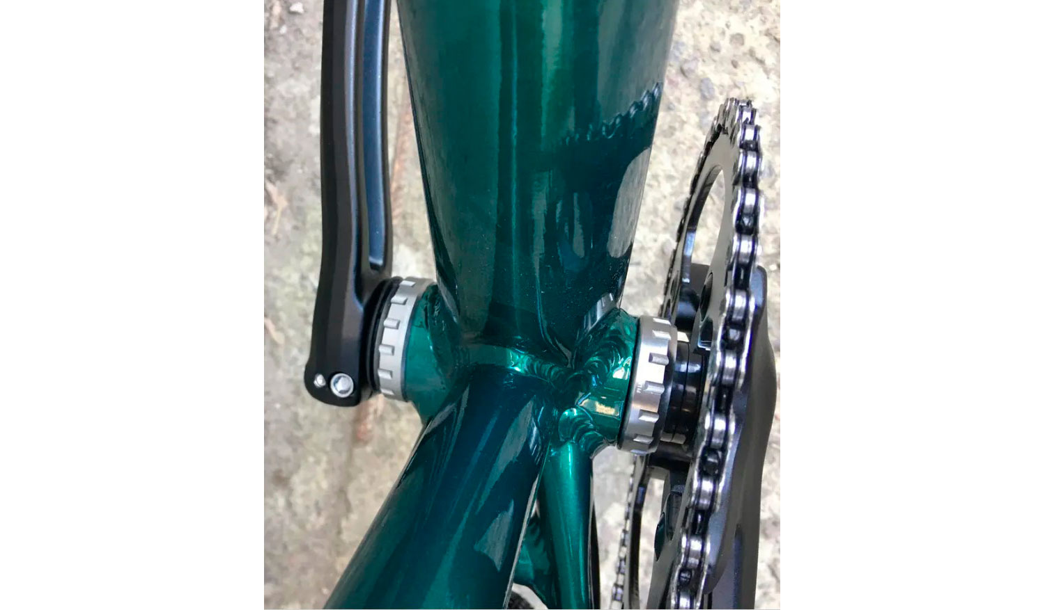 Велосипед DeMARCHE Gravel Point 1х11 28" размер М 2022 Зеленый глянец 7