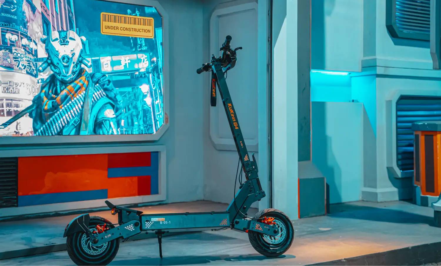 Фотография Электросамокат KUGOO KIRIN G4 (2000 Вт; 20 Аh 60 В), черный 7