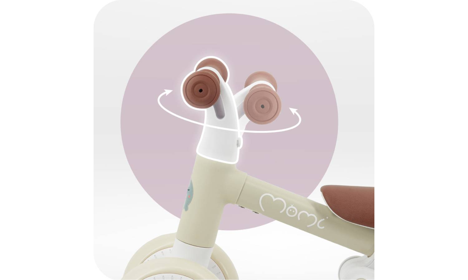 Беговел MoMi DEX Beige 8