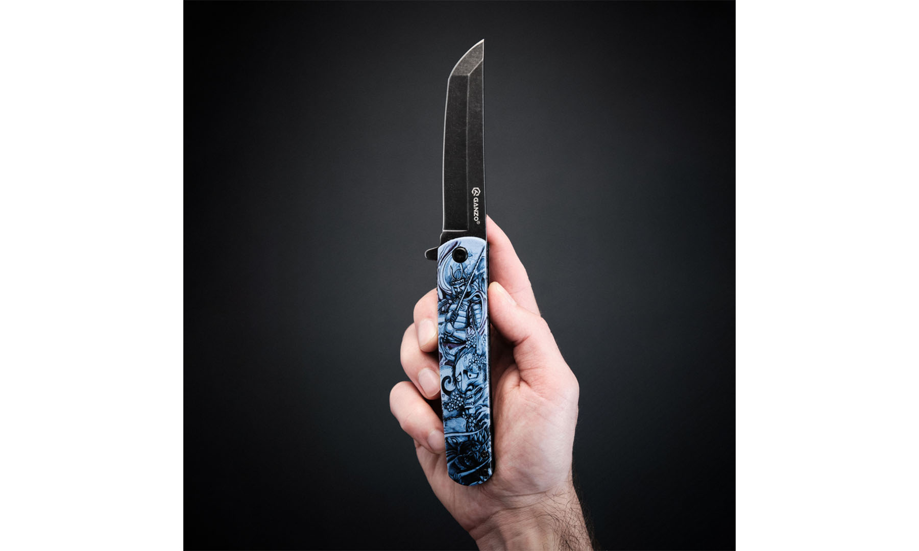 Ніж складаний Ganzo G626-GS сірий самурай 5