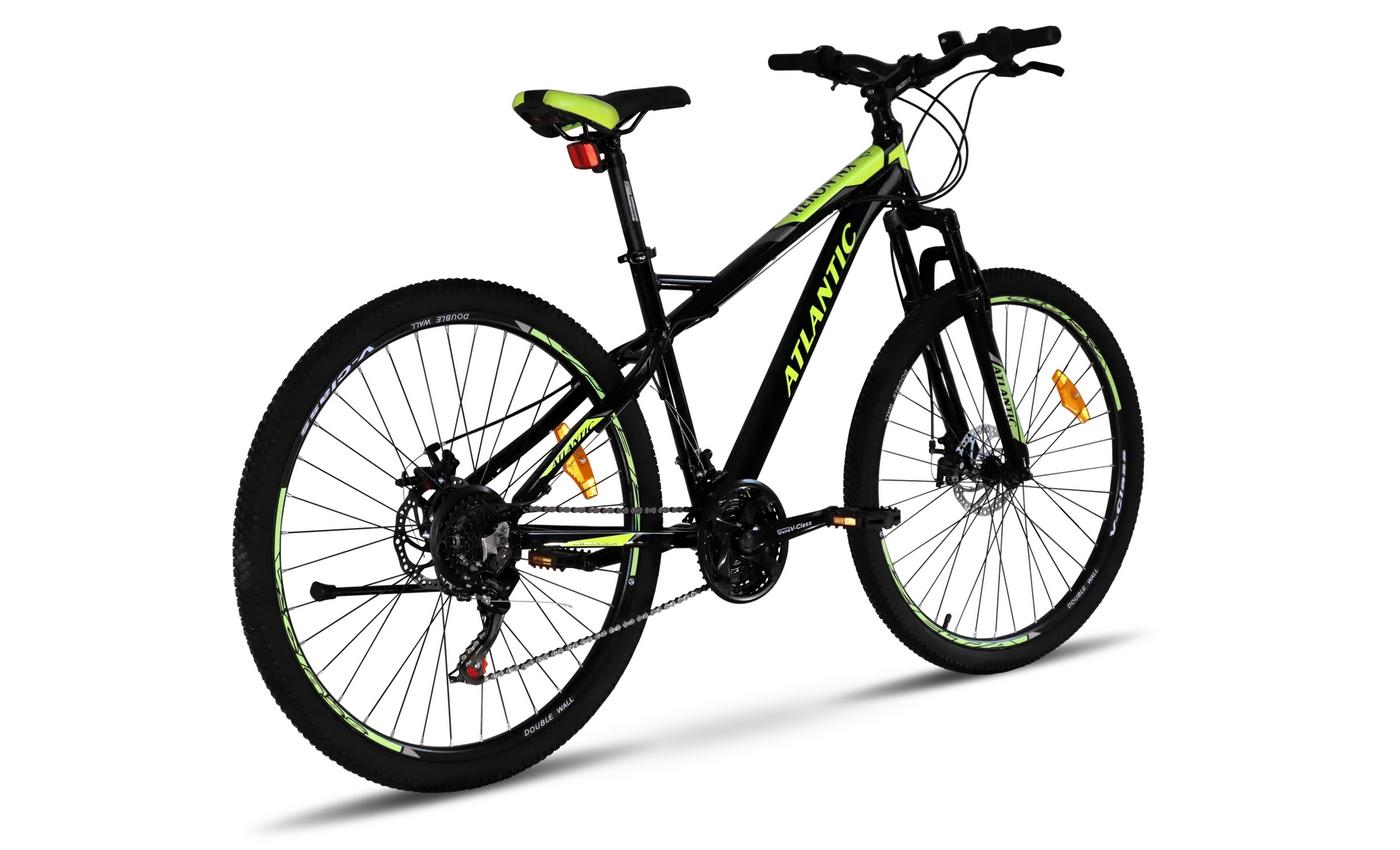 Фотография Велосипед Atlantic Rekon NX 26" размер XS рама 14 2024 Черно-зеленый 2